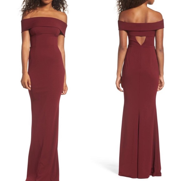 Katie May Dresses & Skirts - Katie May Legacy Off The Shoulder Formal Gown